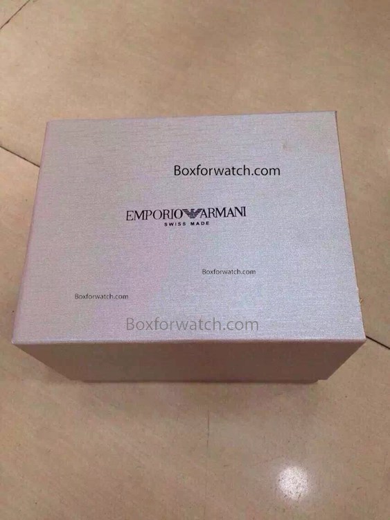 Emporio Armani White Ceramic watch box - Replica for sale